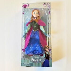 RARE Disney Frozen Exclusive Anna 12” Classic Doll, 2013 Edition New in box